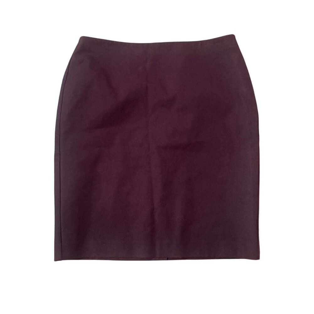 NWT Banana Republic Plum Purple Mini Pencil Skirt 6 Career Office Fall Holiday